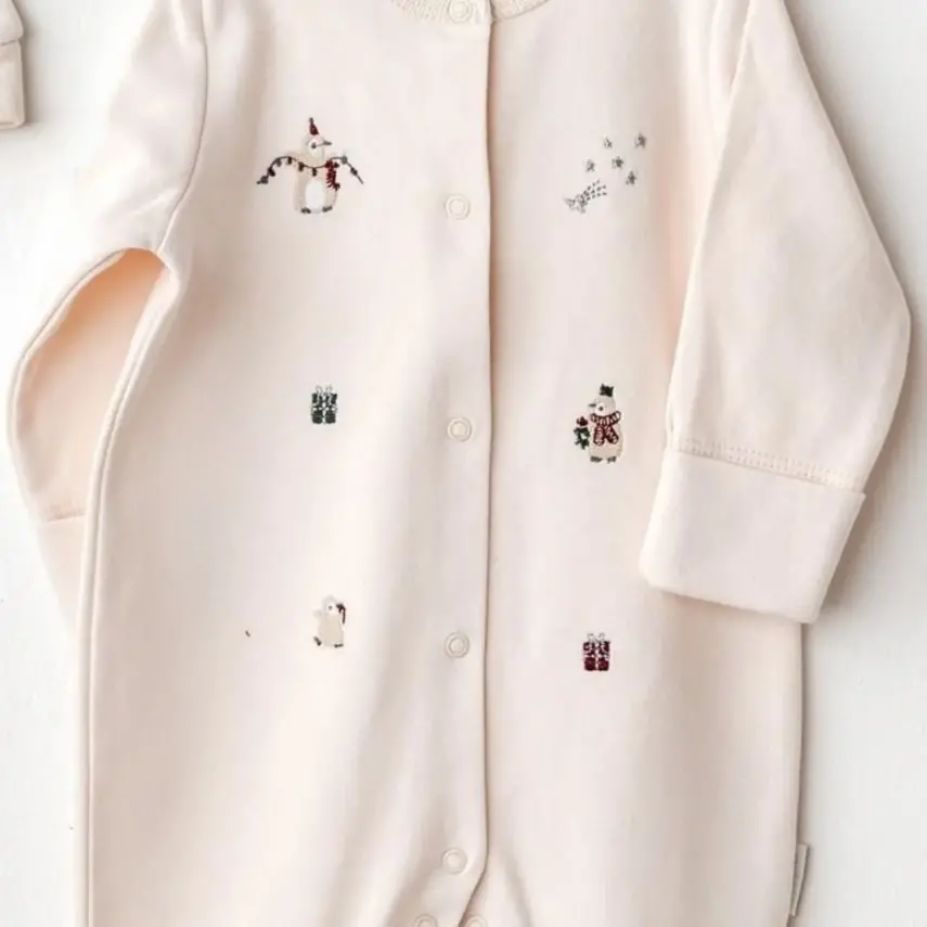 Andy Wawa Unisex Tulum Şapka Takım Penguin Ekru - 6