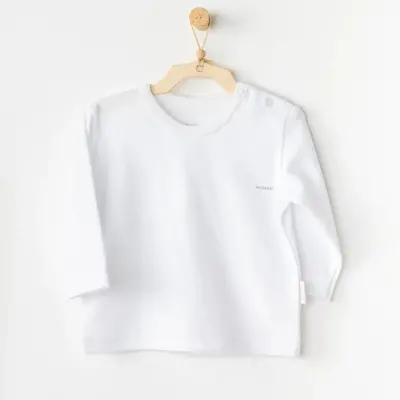 Andy Wawa Unisex Unisex Sweatshirt Basic Beyaz 