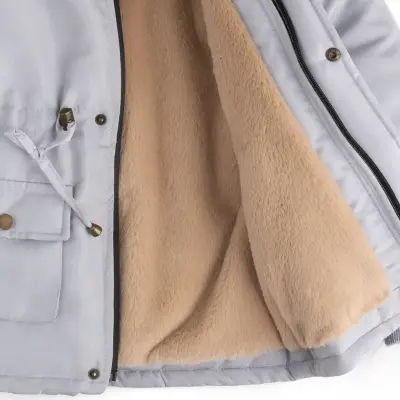 Angeltouch Erkek Parka Kaban Gri - 9