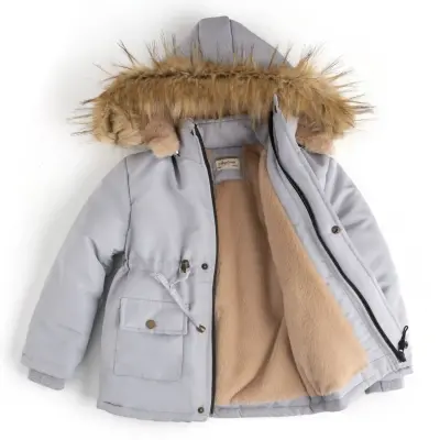 Angeltouch Erkek Parka Kaban Gri 