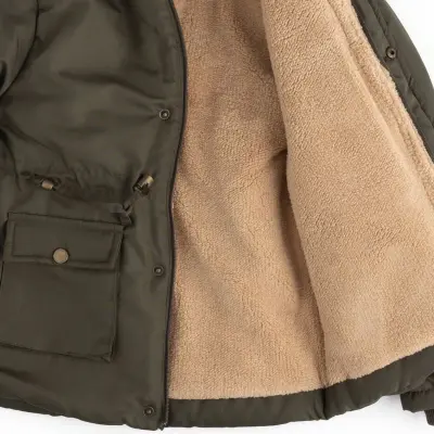 Angeltouch Erkek Parka Kaban Haki - 5