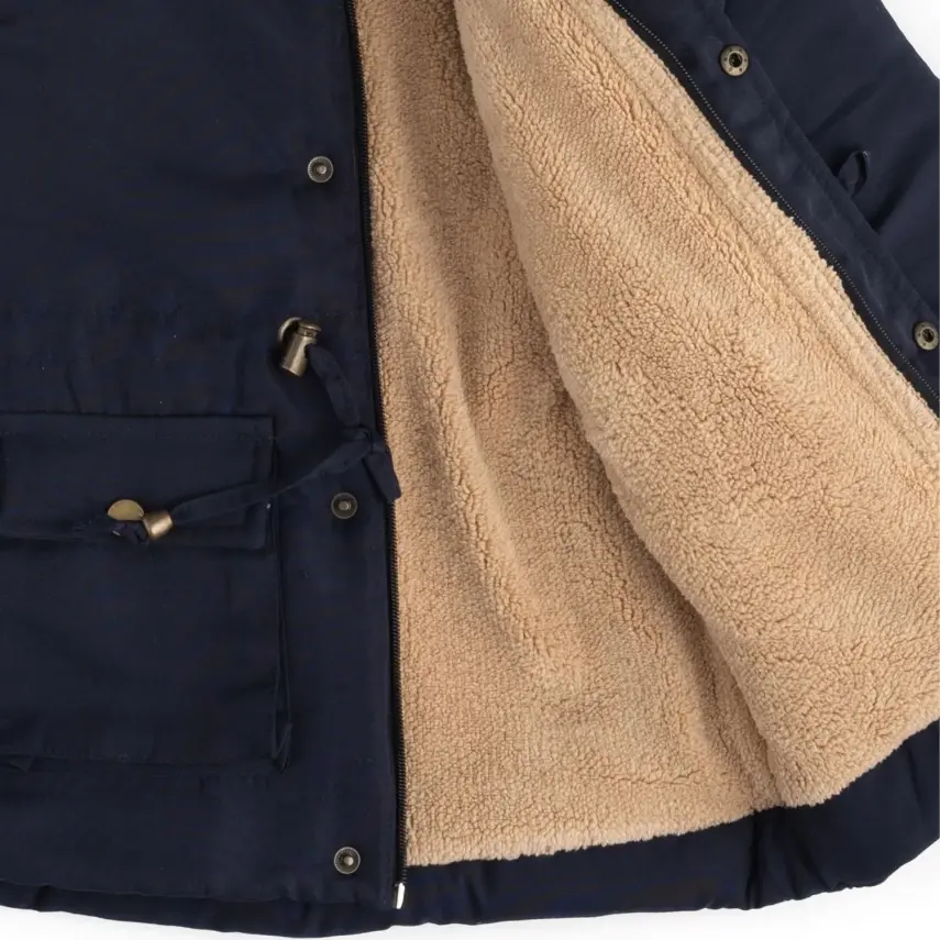 Angeltouch Erkek Parka Kaban Lacivert - 4