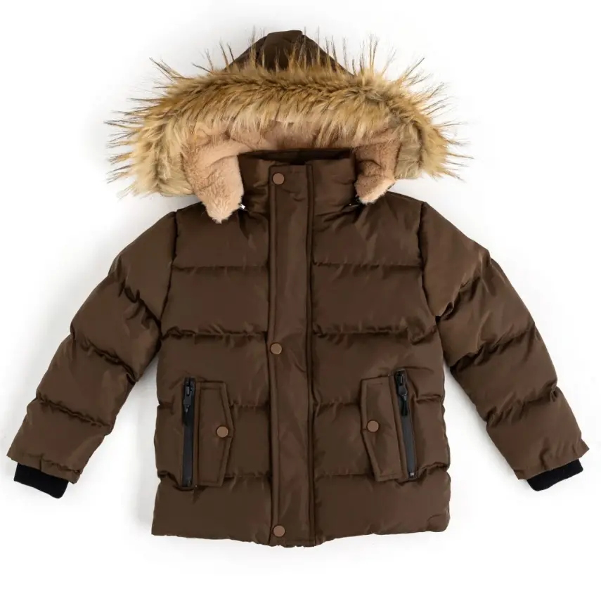 Angeltouch Erkek Su Geçirmez Kaban Memory Kahverengi - 7