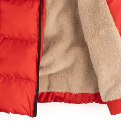 Angeltouch Kız Su Geçirmez Kaban Kare Desen Kırmızı - 2