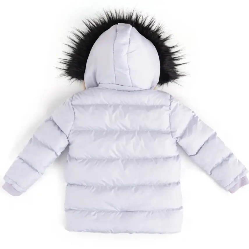 Angeltouch Kız Su Geçirmez Kaban Kare Desen Lila - 10