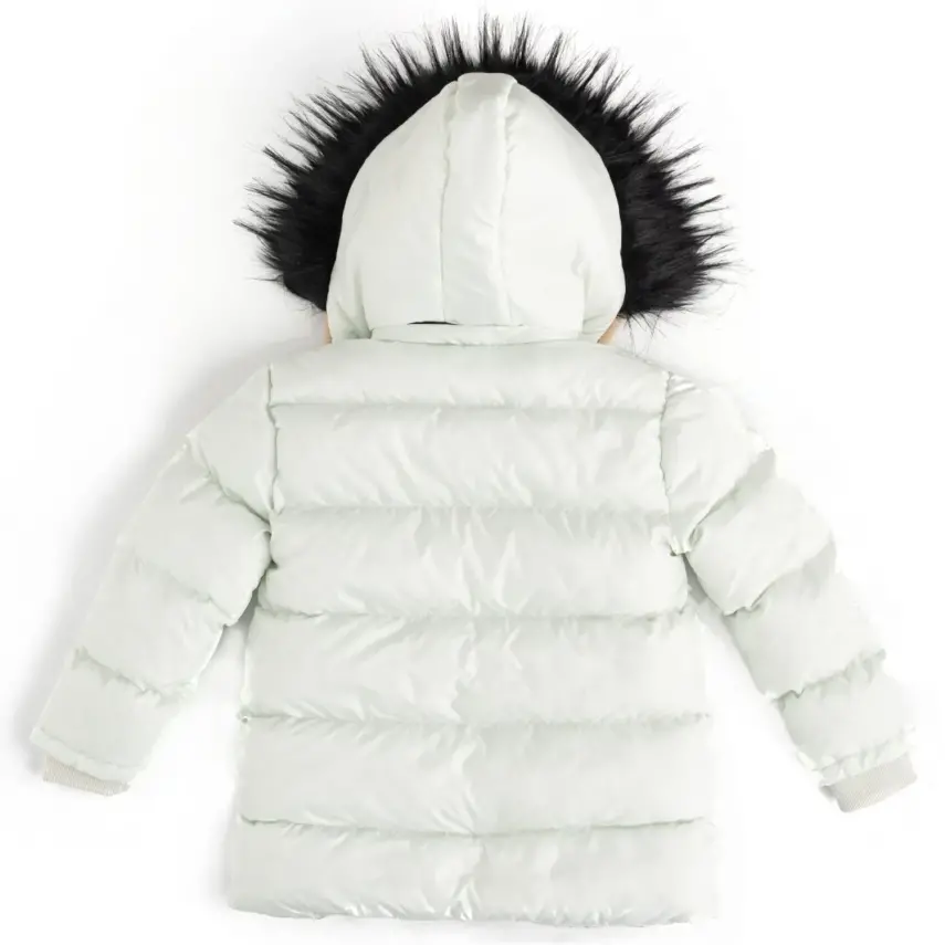 Angeltouch Kız Su Geçirmez Kaban Kare Desen Su Yeşili - 5