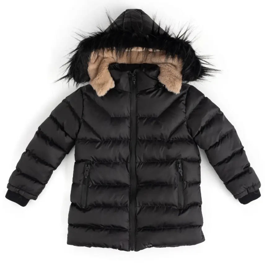 Angeltouch Kız Su Geçirmez Kaban L Desen Siyah - 2