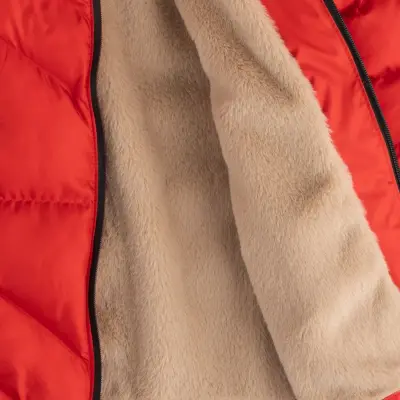 Angeltouch Kız Su Geçirmez Kaban Ters V Desen Kırmızı - 5