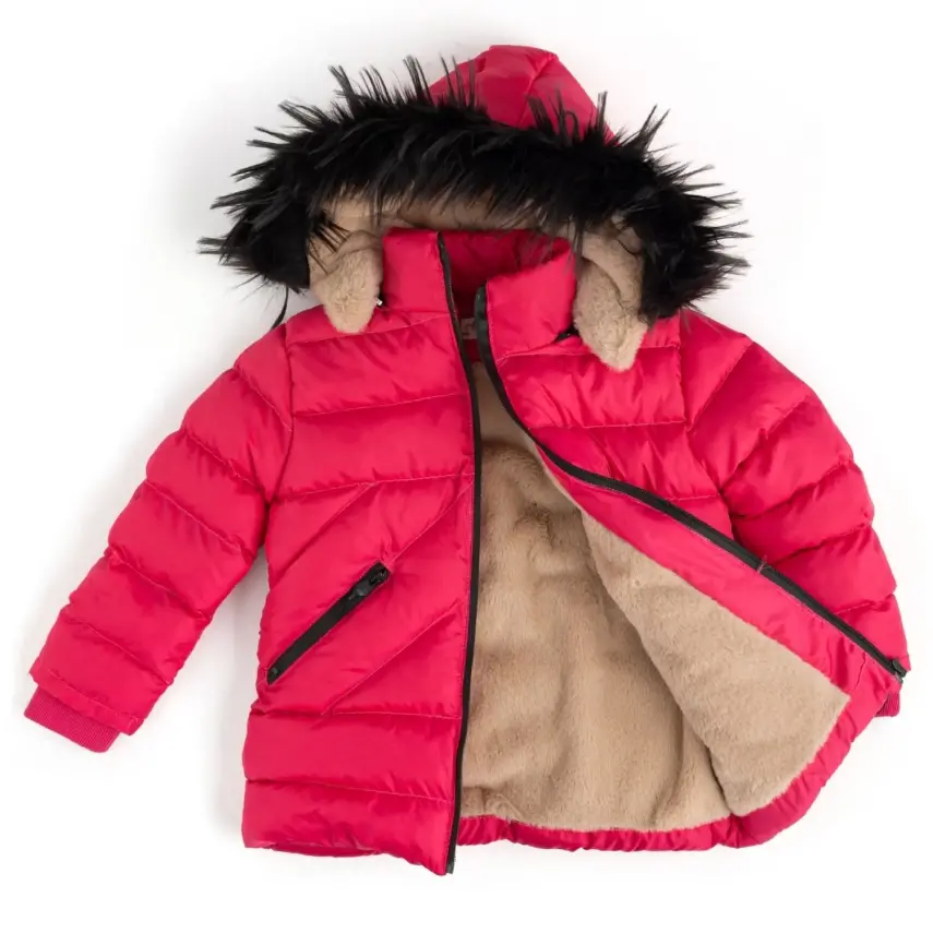 Angeltouch Kız Su Geçirmez Kaban Z Desen Fuşya - 7