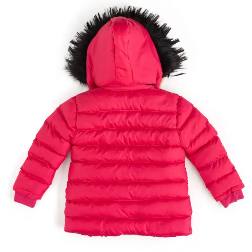 Angeltouch Kız Su Geçirmez Kaban Z Desen Fuşya - 3