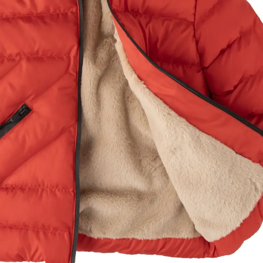 Angeltouch Kız Su Geçirmez Kaban Z Desen Kırmızı - 11