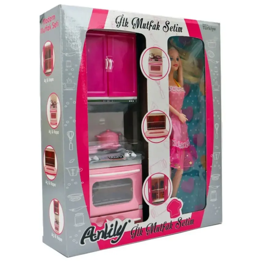 Anlily Bebeklı Fırın Set Oyuncak - 2