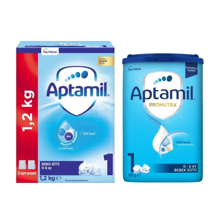 Aptamil 1 Devam Sütü 1200 gr + 800 gr  - 1