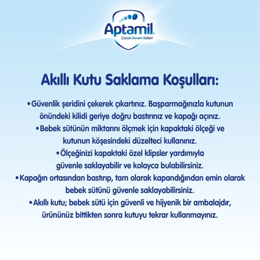 Aptamil 1 Devam Sütü 1200 gr + 800 gr  - 10