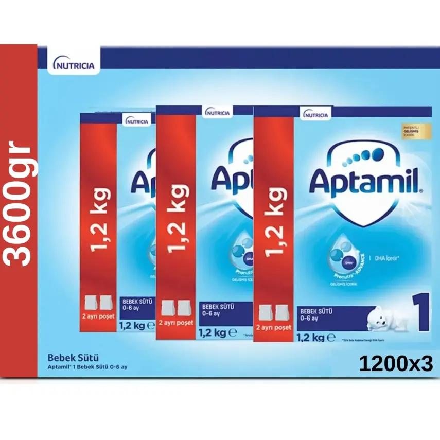 Aptamil 1 Devam Sütü 1200 Gr x3 - 1
