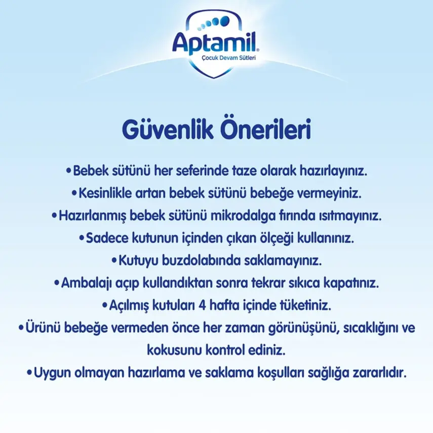 Aptamil 1 Devam Sütü Maması 1200 Gr - 4