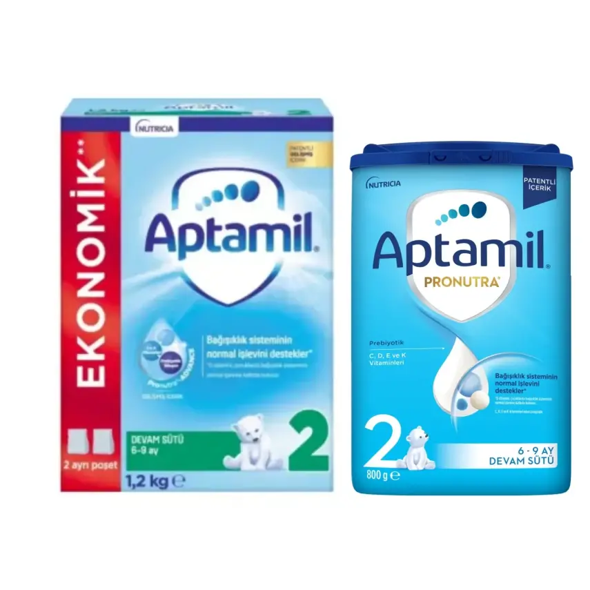 Aptamil 2 Devam Sütü 1200 Gr +800 gr  - 1