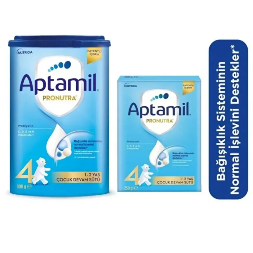 Aptamil 4 Devam Sütü Maması 800 gr+ Aptamil 4 Devam Sütü Maması 250 gr Hediyeli - 1