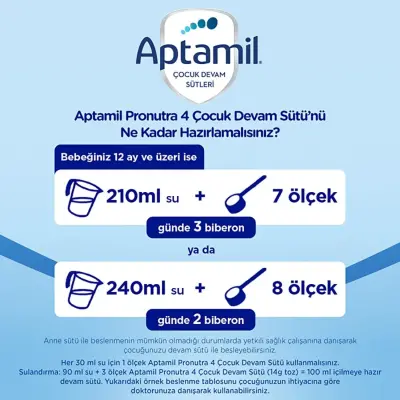 Aptamil Pronutra 4 Devam Sütü 1000 Gr - 3