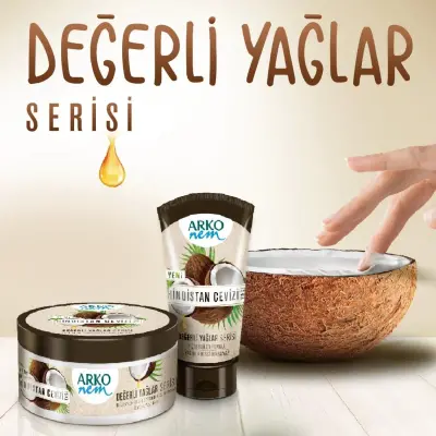 Arko Nem Krem Değerli Yağlar H.Cevizi 250 ml - 2