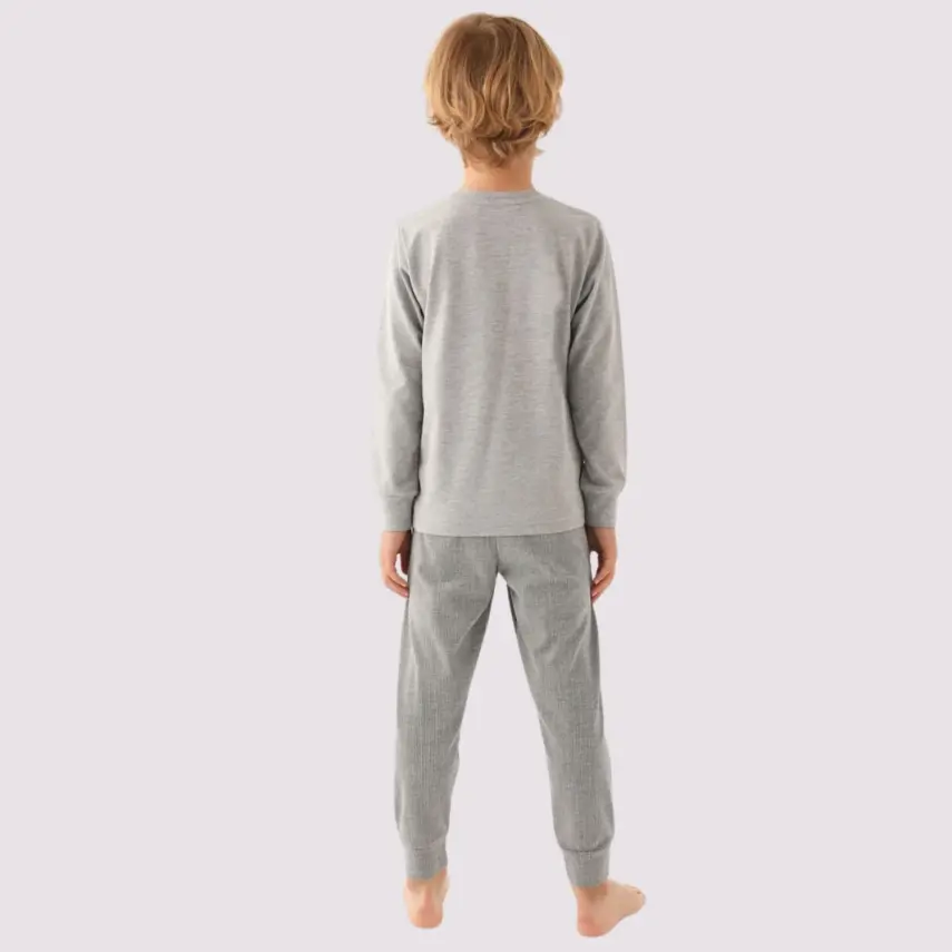 Arnetta Erkek Çocuk Pijama Takımı Antra Melanj - 6