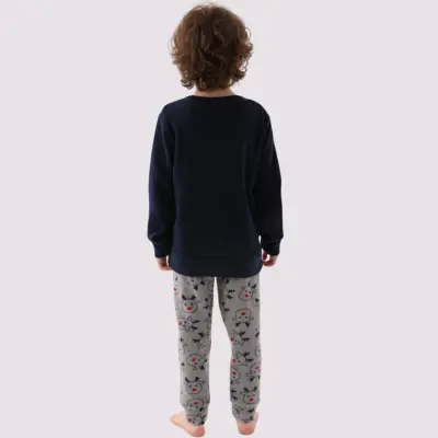 Arnetta Erkek Çocuk  Pijama Takımı Lacivert - 5