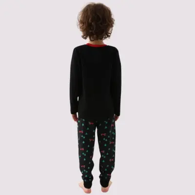 Arnetta Erkek Çocuk  Pijama Takımı Siyah - 15