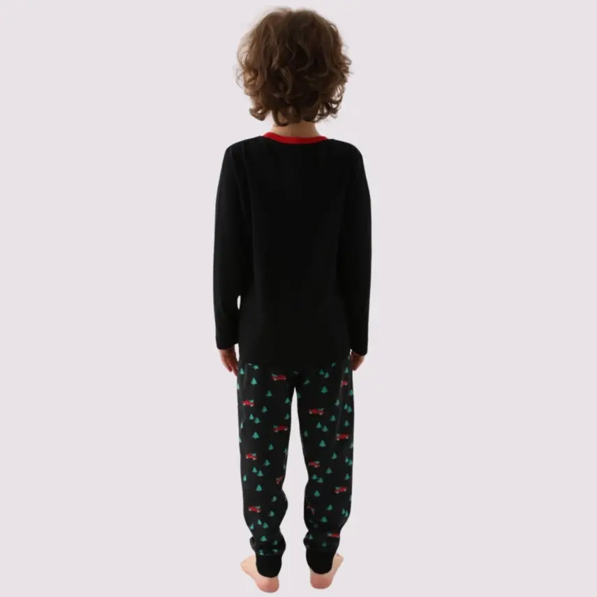 Arnetta Erkek Çocuk  Pijama Takımı Siyah - 15