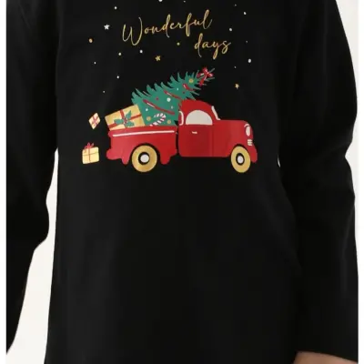 Arnetta Erkek Çocuk  Pijama Takımı Siyah - 4