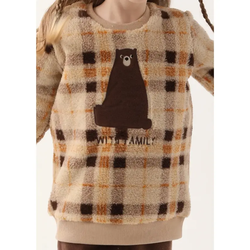 Arnetta Kız 2Li Takım Koyu Bej - 5