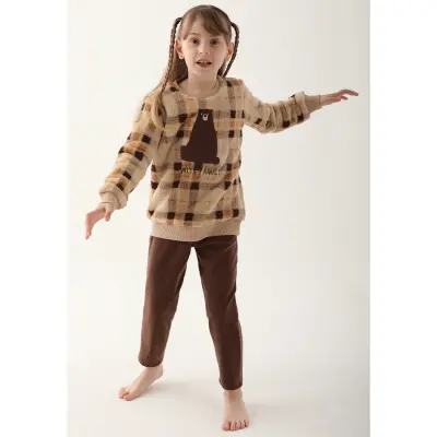 Arnetta Kız 2Li Takım Koyu Bej - 4