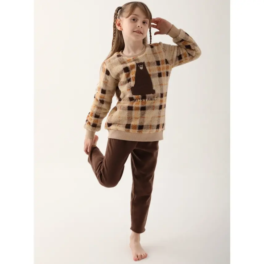 Arnetta Kız 2Li Takım Koyu Bej - 2