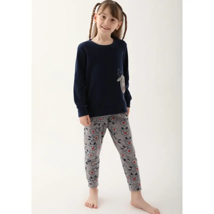 Arnetta Kız 2Li Takım Lacivert - 1