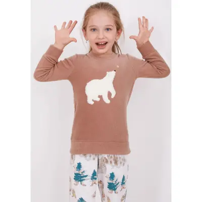 Arnetta Kız Pijama Takımı Kıl - 3