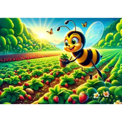 Art Çocuk Çiftçi Arı 25 Parça Puzzle - 2