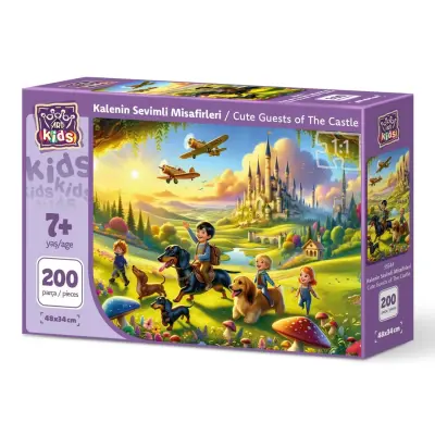 Art Çocuk Kalenin Sevimli Misafirleri 200 Parça Puzzle