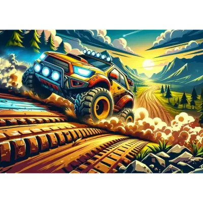 Art Çocuk Ralli Puzzle 200 Parça  - 2