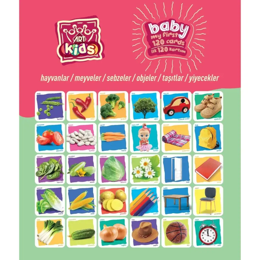 Art Kids Baby İlk Eğitici Kartlarım - 2