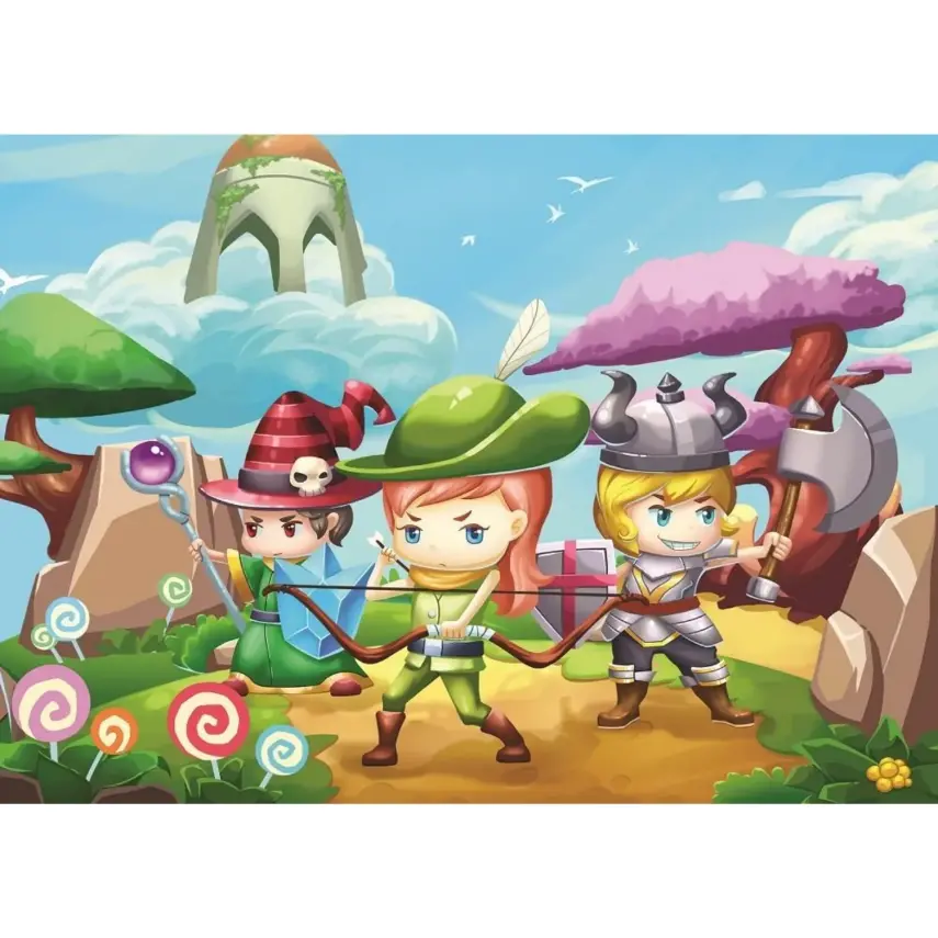 Art Kids Üç Küçük Kahraman 50 Parça Puzzle - 2
