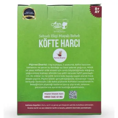 Aşçı Anne Ekşi Mayalı Köfte Harcı 160 gr - 3