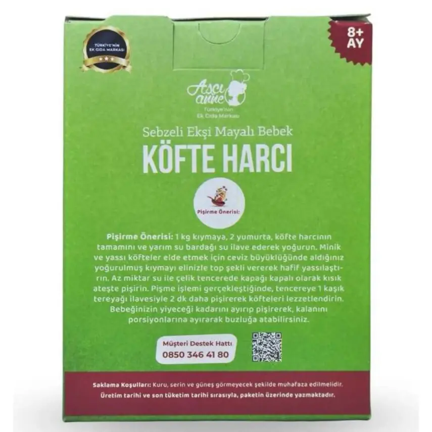 Aşçı Anne Ekşi Mayalı Köfte Harcı 160 gr - 3