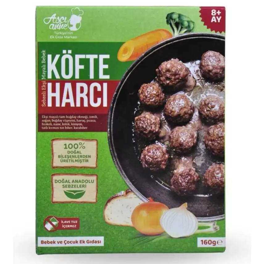 Aşçı Anne Ekşi Mayalı Köfte Harcı 160 gr - 1