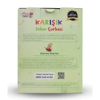 Aşçı Anne Karışık Sebzeli Çorba 150 gr - 2