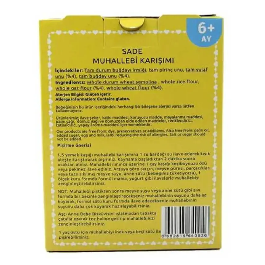 Aşçı Anne Sade Muhallebi Karışımı 250 gr - 3