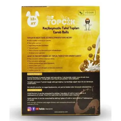 Aşçı Anne Topçik Keçiboynuzlu Tahıl Topları 180gr - 3