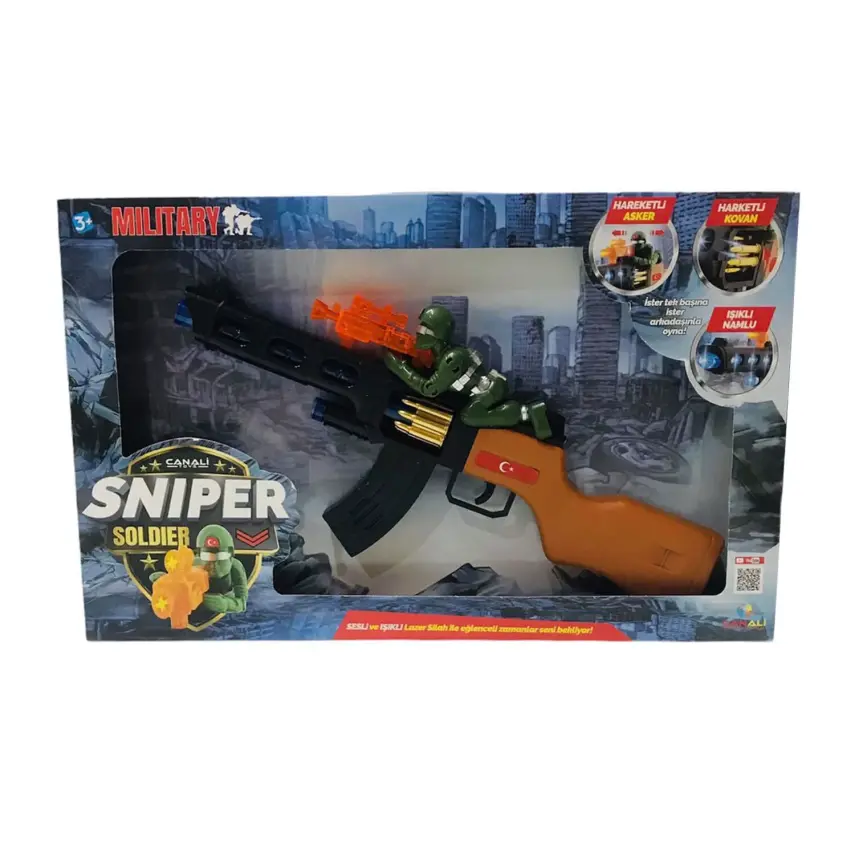 Askerli Tüfek Pilli Sesli Hareketli - 2