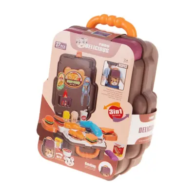 Aya Toys Kahve Sırt Çantası Lezzetli Yemekler 27 Parça - 2