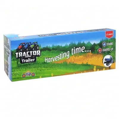Aya Toys Romorklu Pilli Traktör - 7