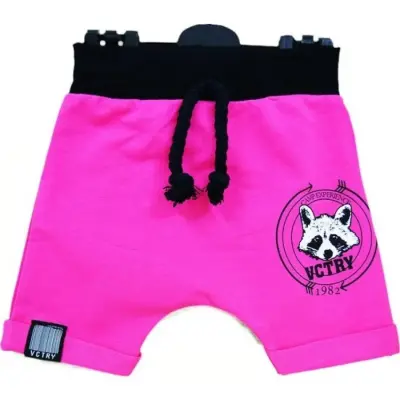 Baby Cool Şort Raccoon Fuşya