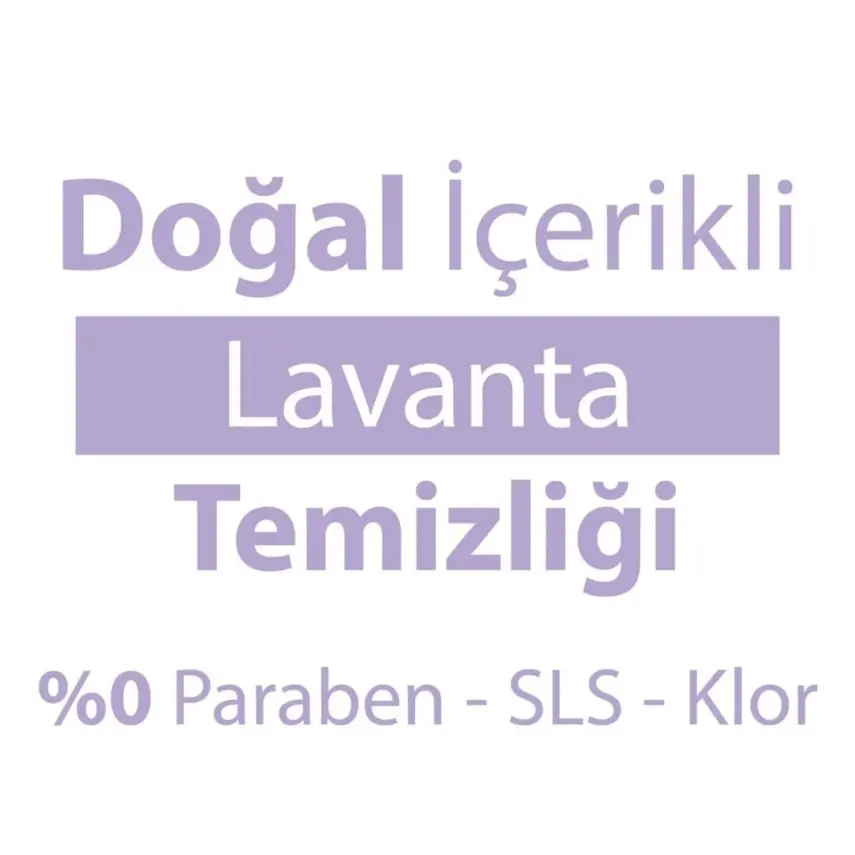 Baby Turco Doğadan Yer Temizlik Havlusu Lavanta 50li - 2